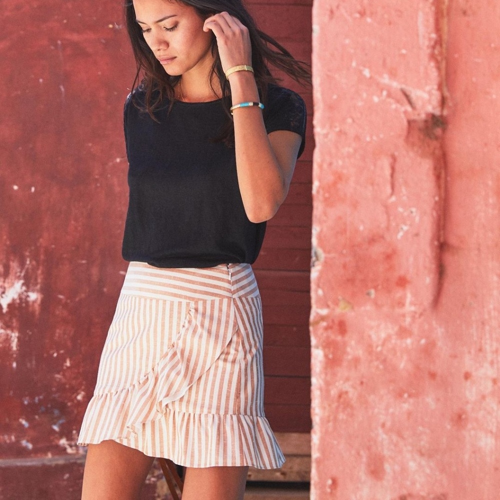 Sezane Jupe Cassi Skirt NWT